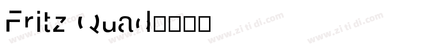 Fritz Quad字体转换
